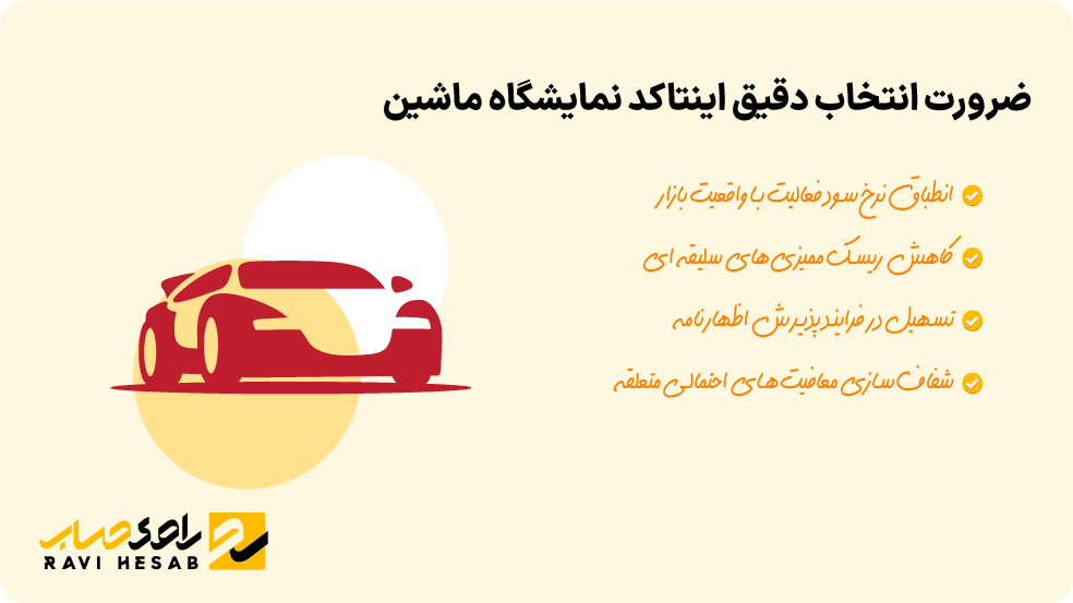 ضرورت انتخاب دقیق اینتاکد نمایشگاه ماشین